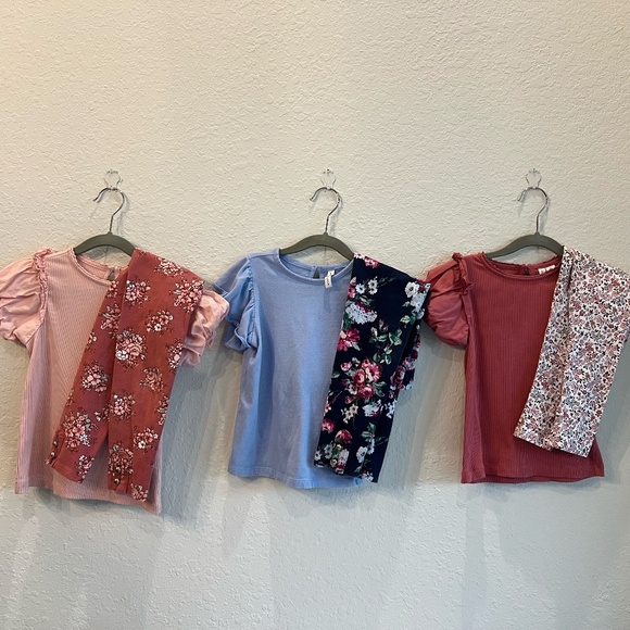 Janie and Jack Matching Shirt and Pant Set Mix and Match Size Small 3T-4T